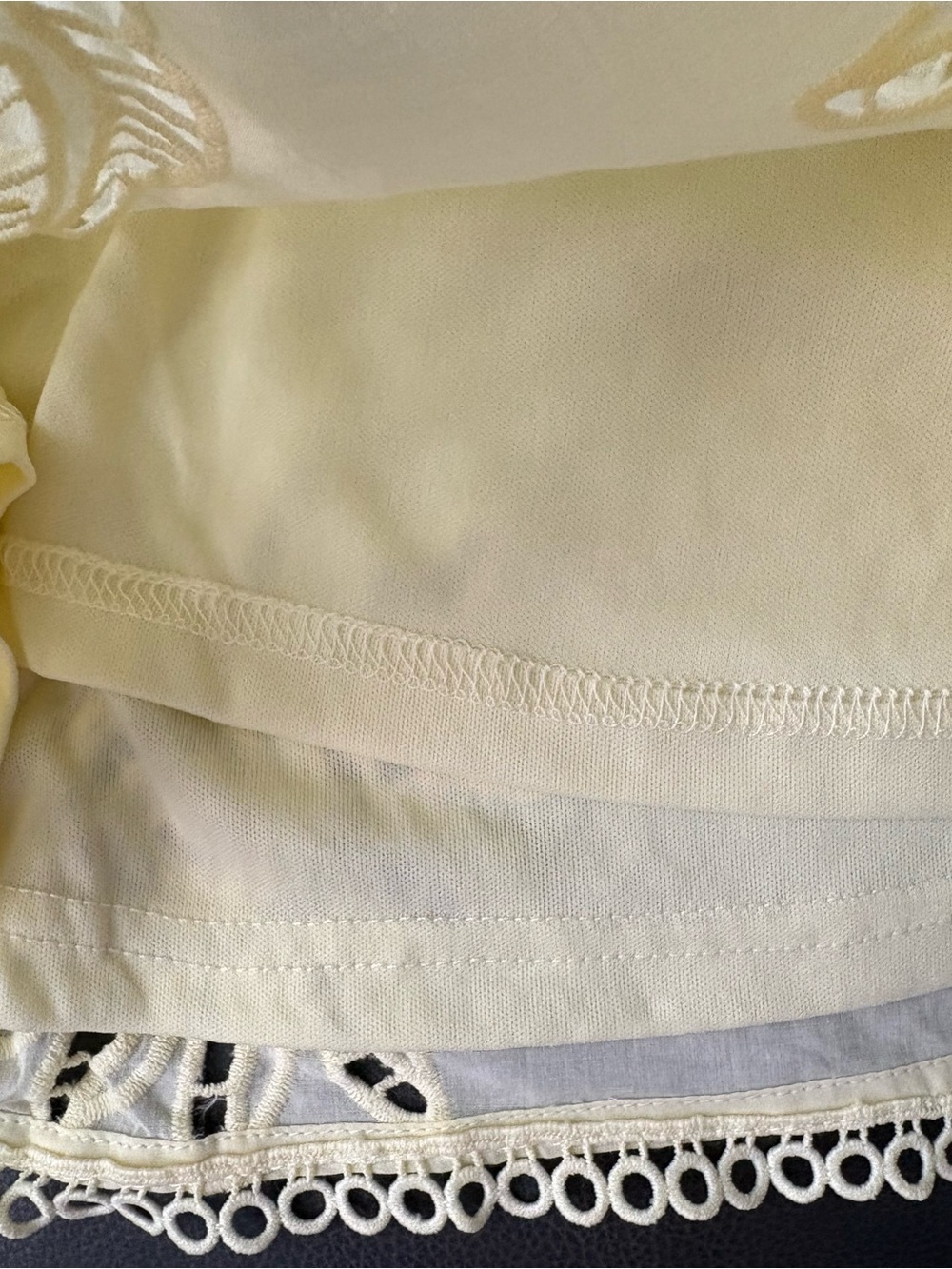❤️NEW entro Yellow Eyelet-Trim Button Front Top And shorts sets - Picture 9 of 15